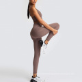 Women Sports Fitness Clothing Casual Sport Wear 2 Piece Workout Set tracksuit Women Seamless leggings Gym Yoga wear suit